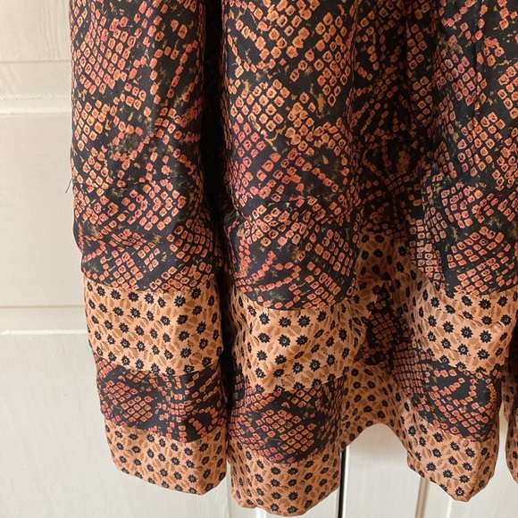 ULLA JOHNSON Mika Print Halter Neck Silk Midi Dress Size 2 $730 Tie Shoulders - Picture 9 of 14